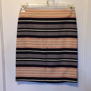 Ann Taylor Striped Skirt